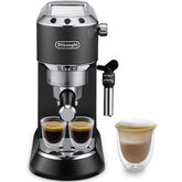 Traditional Pump Espresso Coffee Machine – 15 Bar Cappuccino & Latte Maker with Milk Frother – Black (EC685BK)